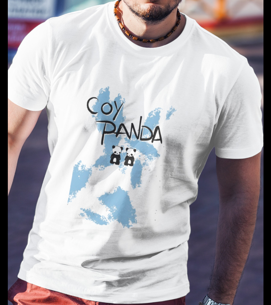 Coy Panda Chaos Like It's Paint T-Shirt