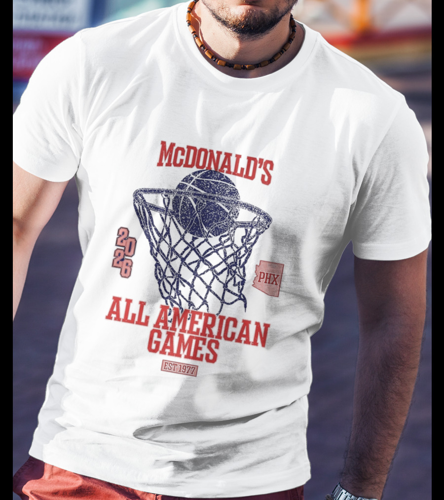 McDonald's All American Games 2026 Phoenix Basketball Event T-Shirt