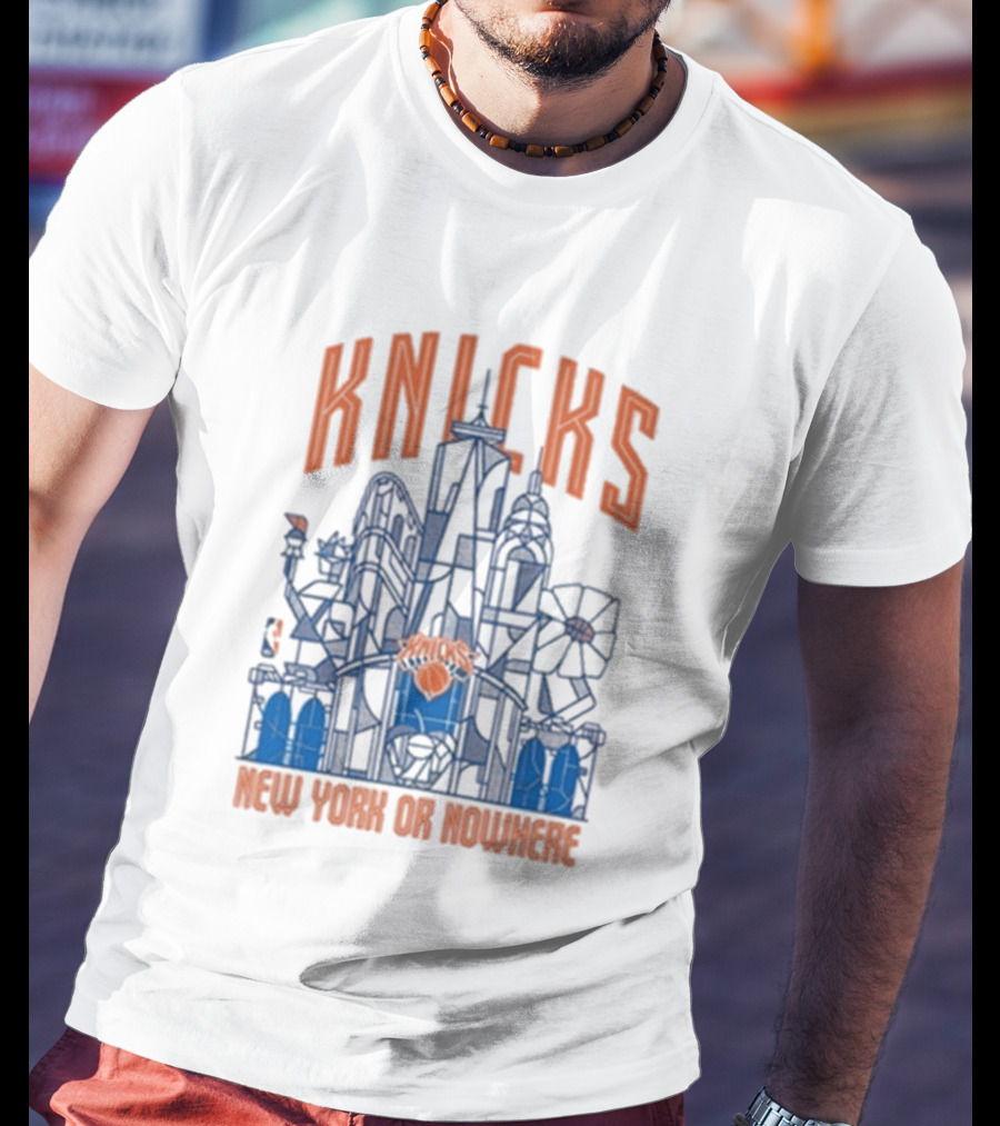 Knicks New York Or Nowhere Skyscraper T-Shirt