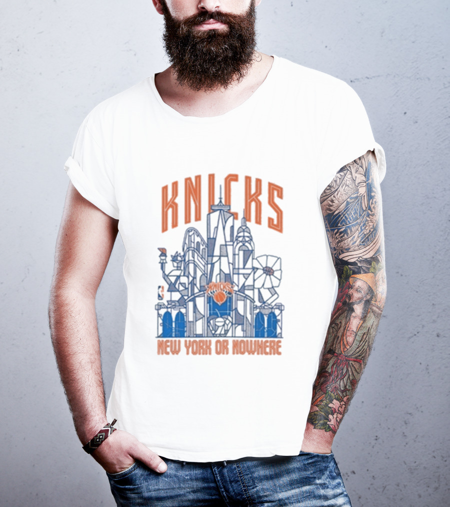 Knicks New York Or Nowhere Skyscraper T-Shirt