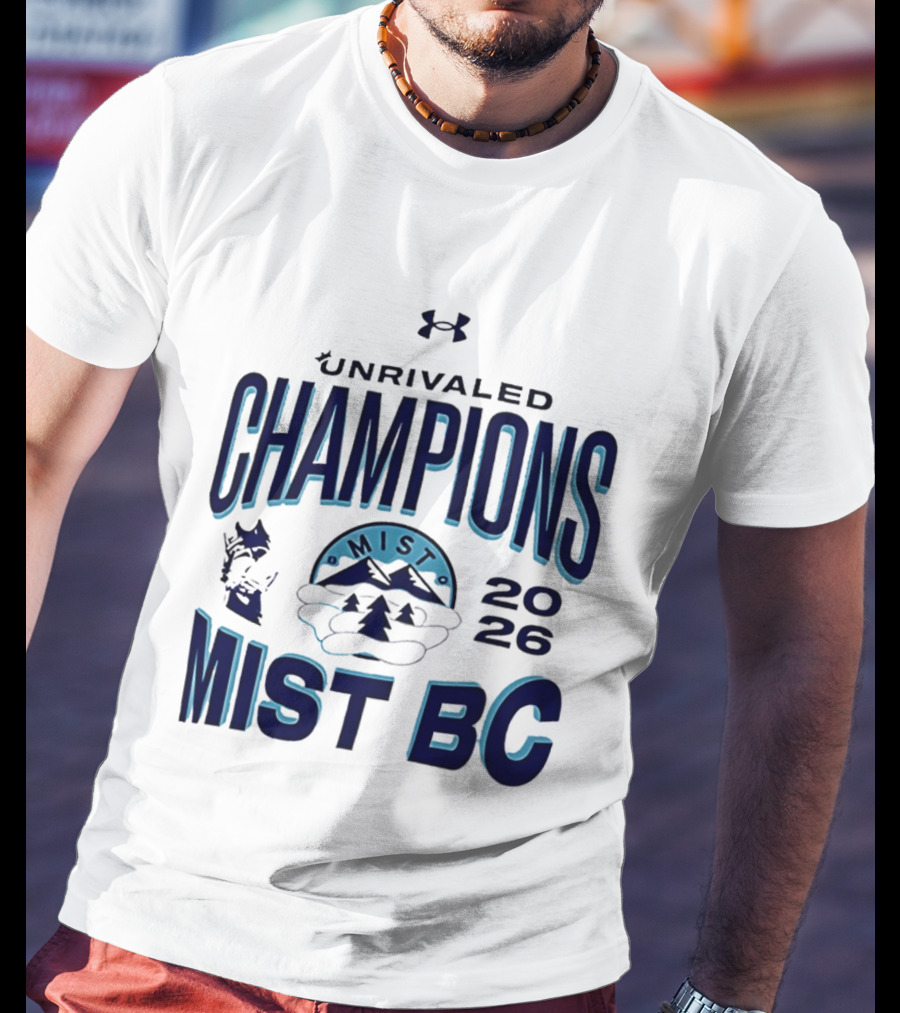 Unrivaled Champions 2026 Mist BC Under Armour T-Shirt
