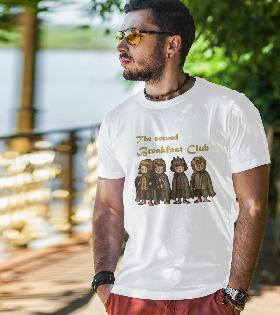 The Second Breakfast Club Hobbits LOTR T-Shirt