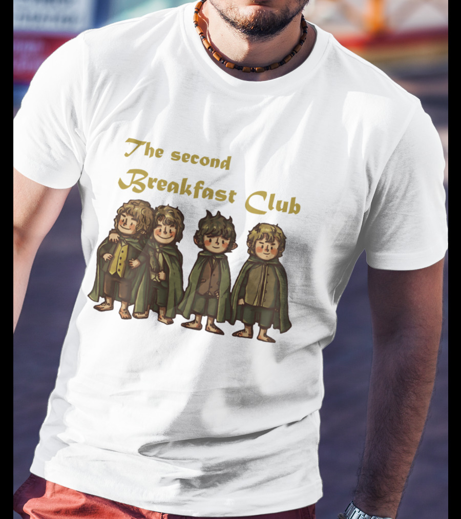 The Second Breakfast Club Hobbits LOTR T-Shirt
