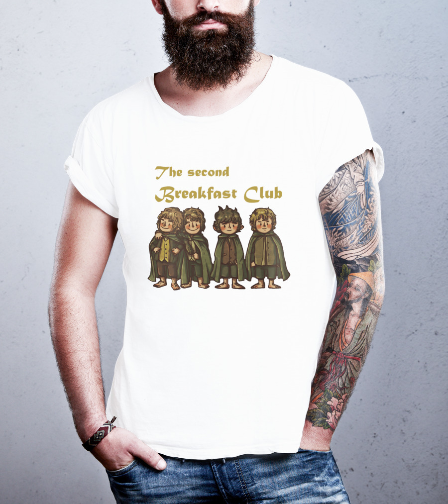 The Second Breakfast Club Hobbits LOTR T-Shirt