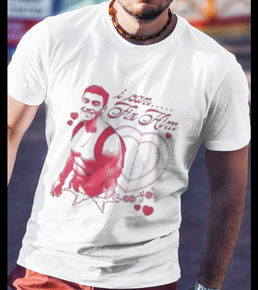 Luigi Mangione I Can Fix Him Heart And Roses T-Shirt