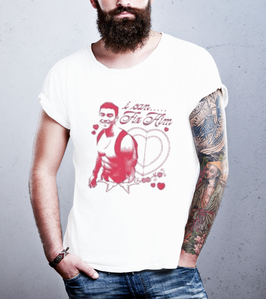 Luigi Mangione I Can Fix Him Heart And Roses T-Shirt