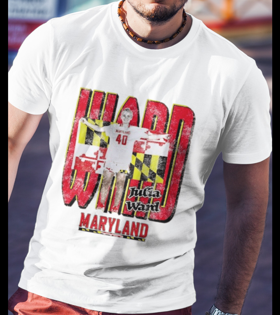 Maryland Terrapins Julia Ward 40 Player T-Shirt