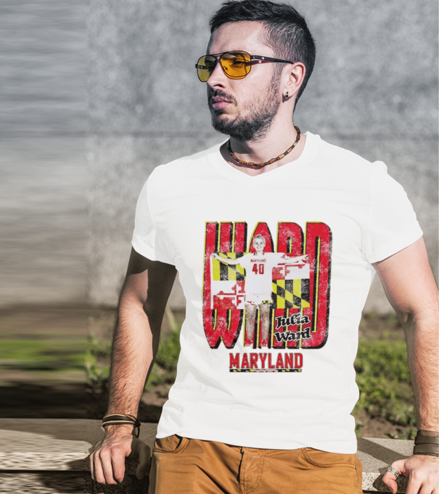 Maryland Terrapins Julia Ward 40 Player T-Shirt