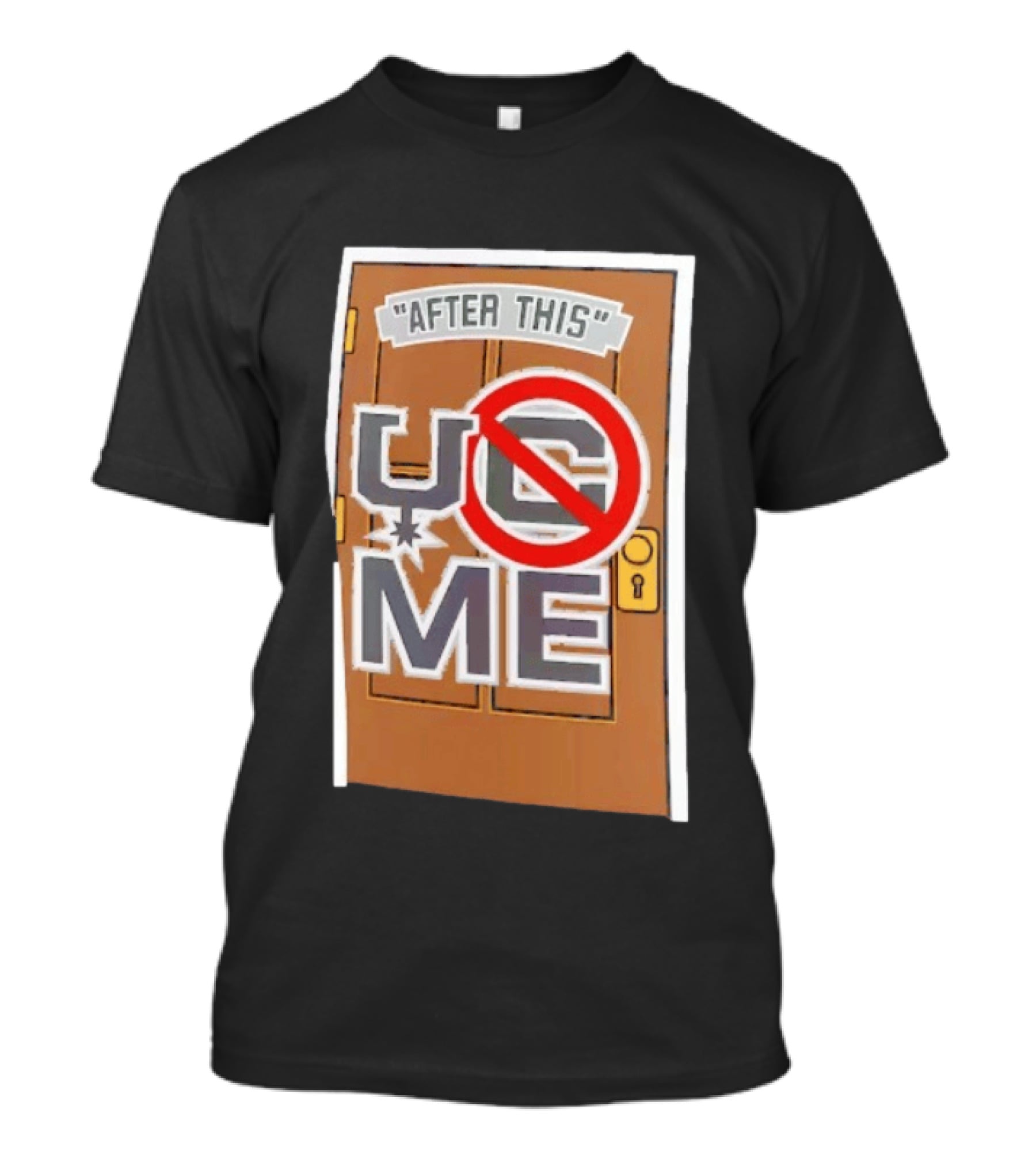 After This UCME Door Graphic John Cena T-Shirt
