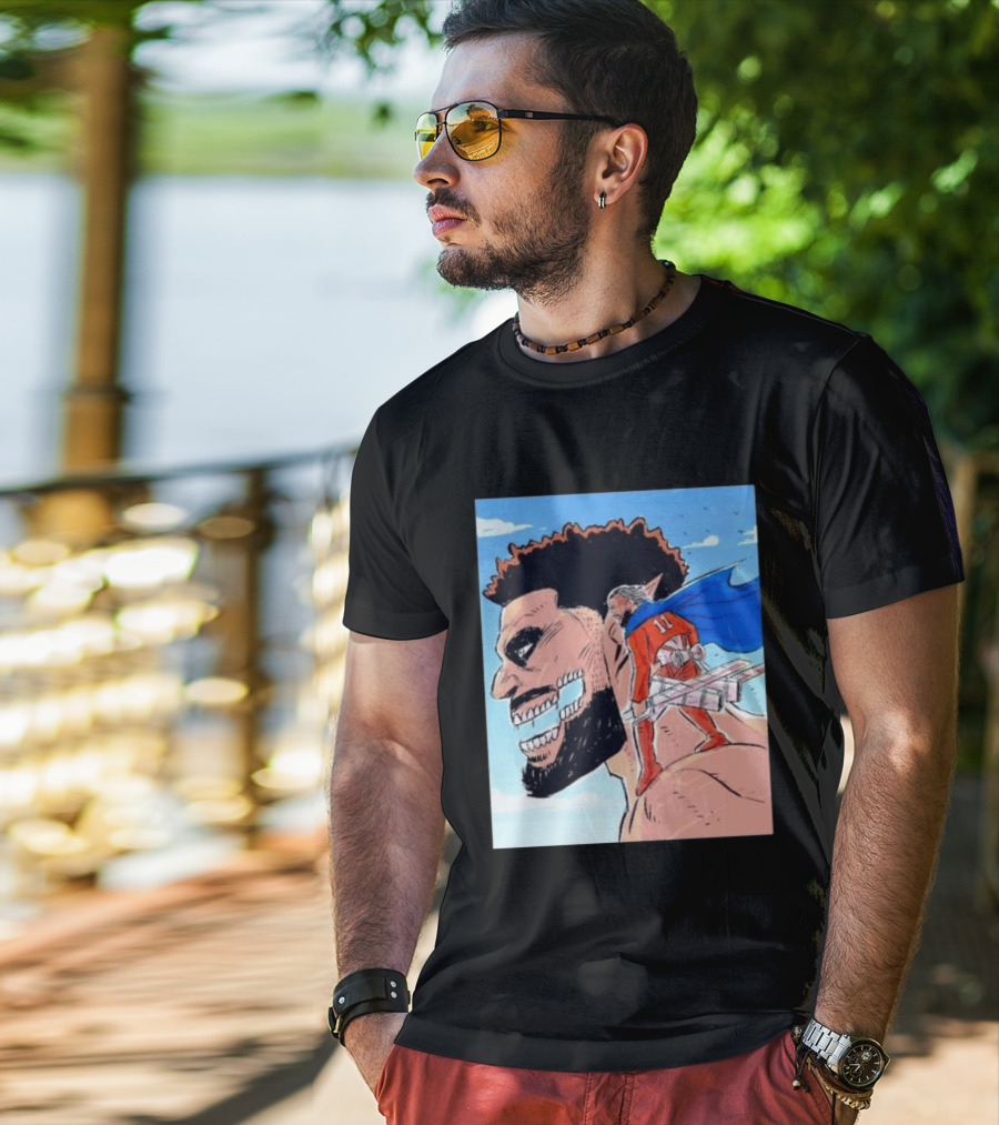 Attack On Titan Jalen Brunson New York Knicks T-Shirt