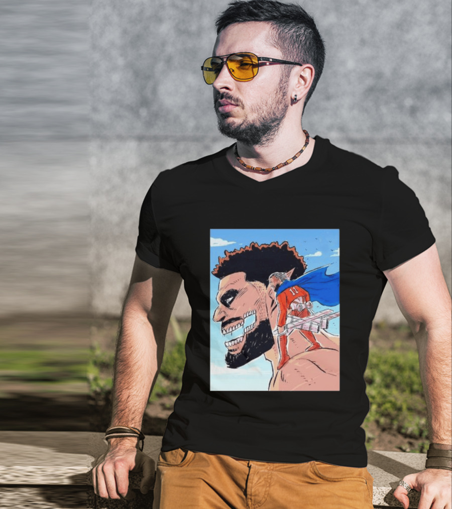 Attack On Titan Jalen Brunson New York Knicks T-Shirt