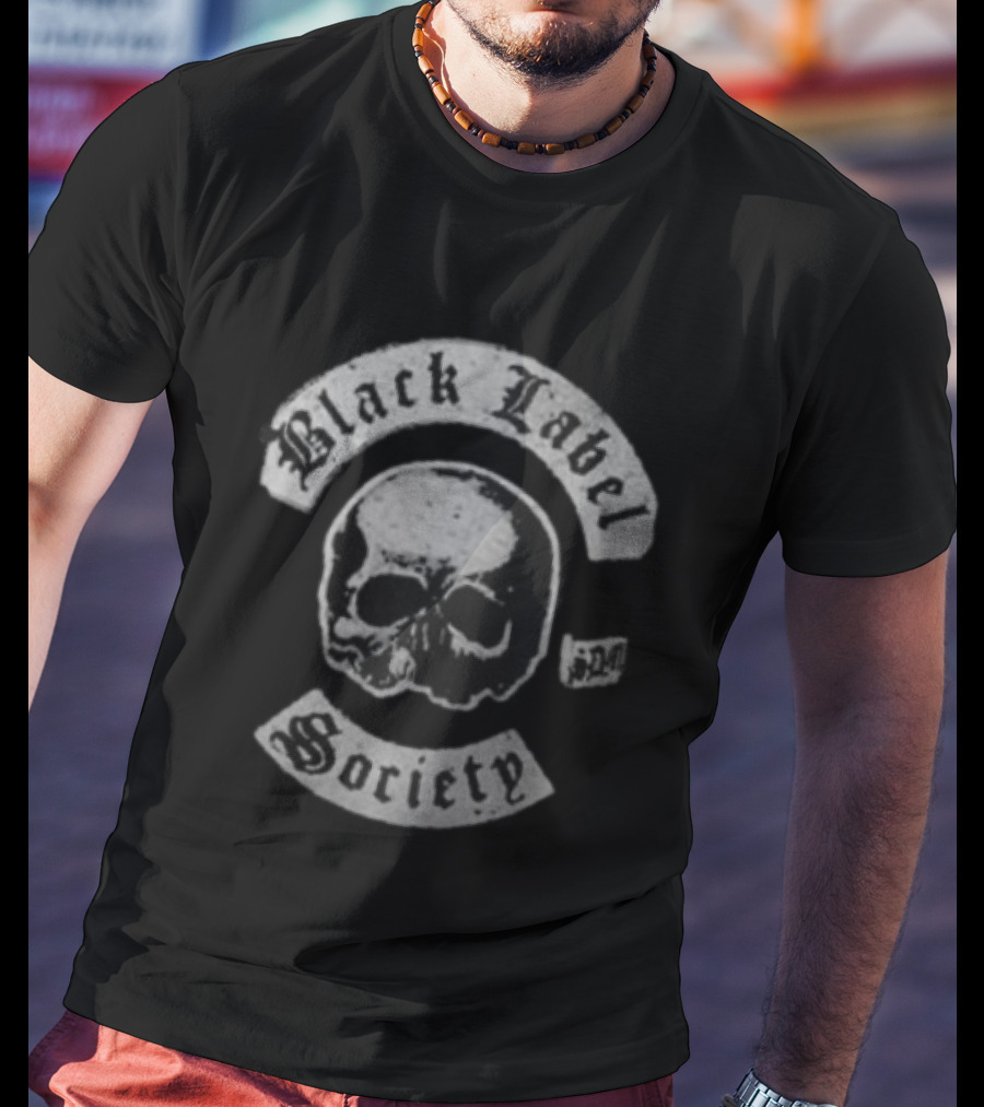 Black Label Society Skull Emblem Forged In Iron Built To Destroy T-Shirt