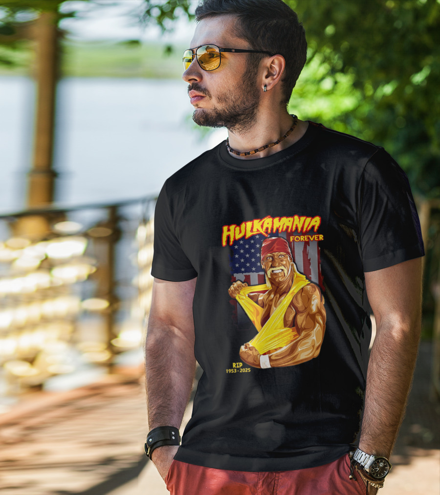 Hulkamania Forever American Icon 1953 2025 T-Shirt