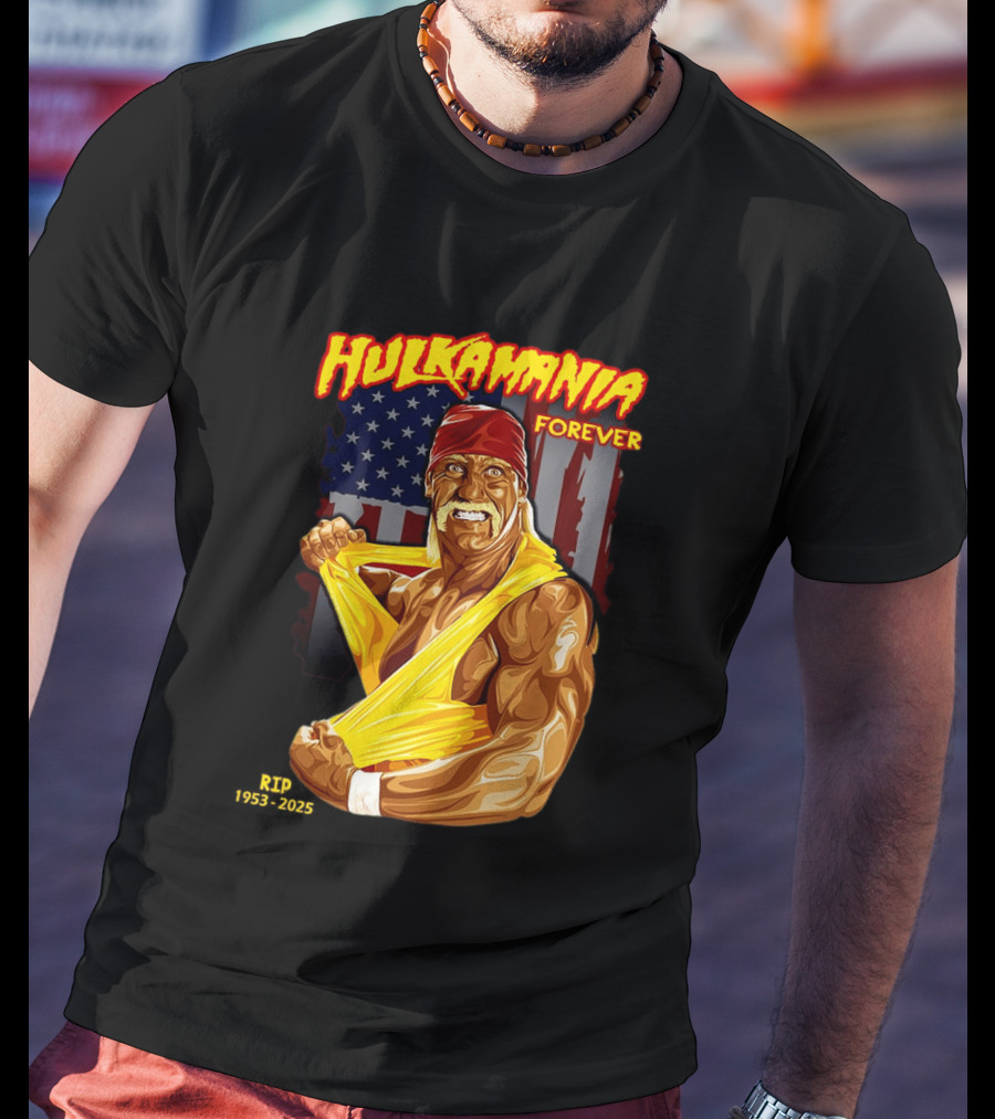 Hulkamania Forever American Icon 1953 2025 T-Shirt