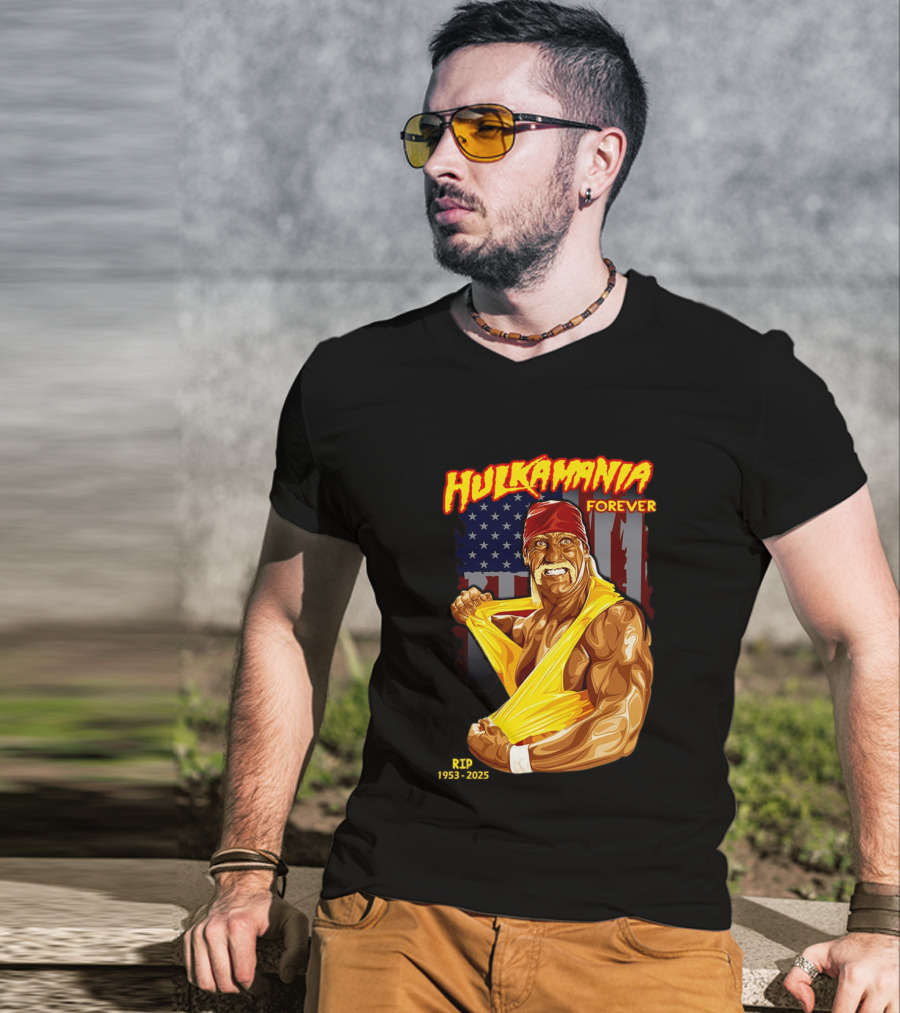 Hulkamania Forever American Icon 1953 2025 T-Shirt