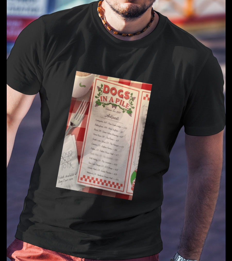 Dogs In A Pile Summer Tour 2026 T-Shirt
