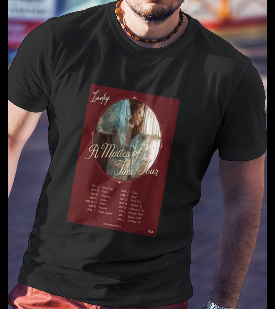 Laufey A Matter Of Time Tour 2026 Dates And Locations T-Shirt