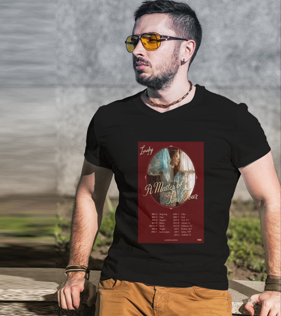 Laufey A Matter Of Time Tour 2026 Dates And Locations T-Shirt