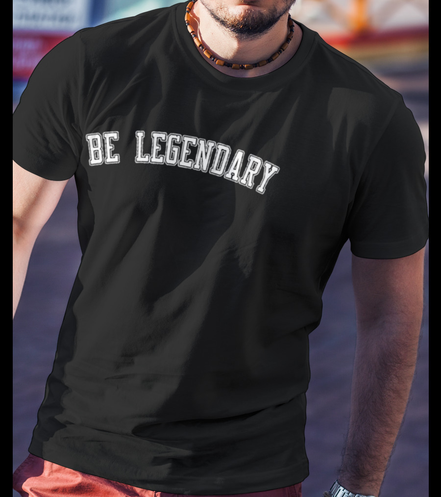 Men Be Legendary Purple Ships Free Be Legendary T-Shirt