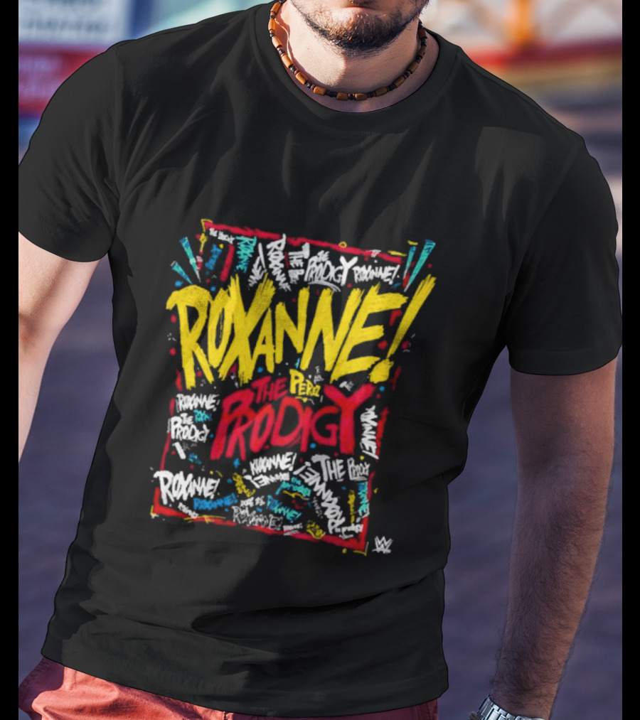 Roxanne Perez The Prodigy WWE Colorful Graffiti T-Shirt