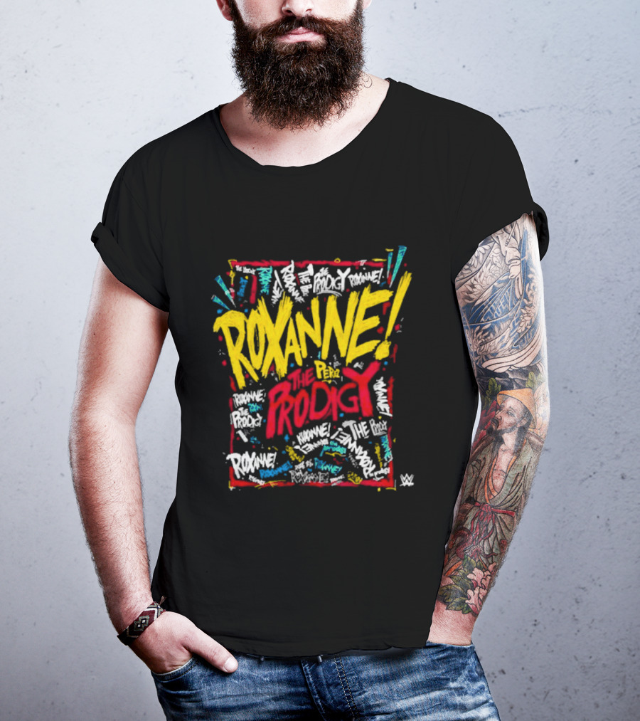 Roxanne Perez The Prodigy WWE Colorful Graffiti T-Shirt