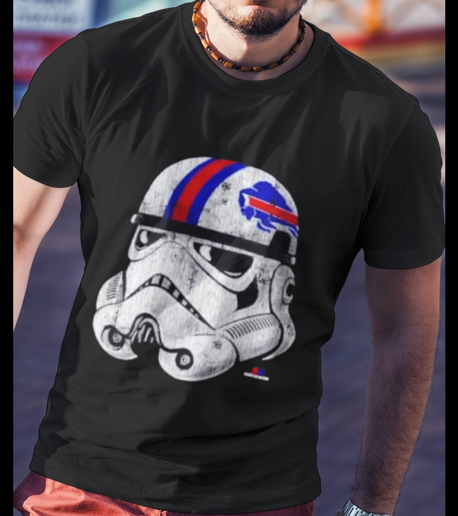 Buffalo Bills Storm Trooper Helmet Mafia T-Shirt