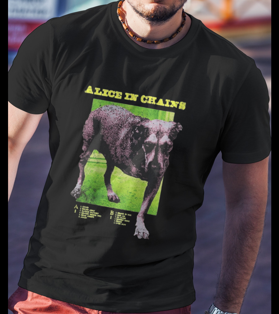 Alice In Chains Tripod Album Cover Art Dog Image T-Shirt