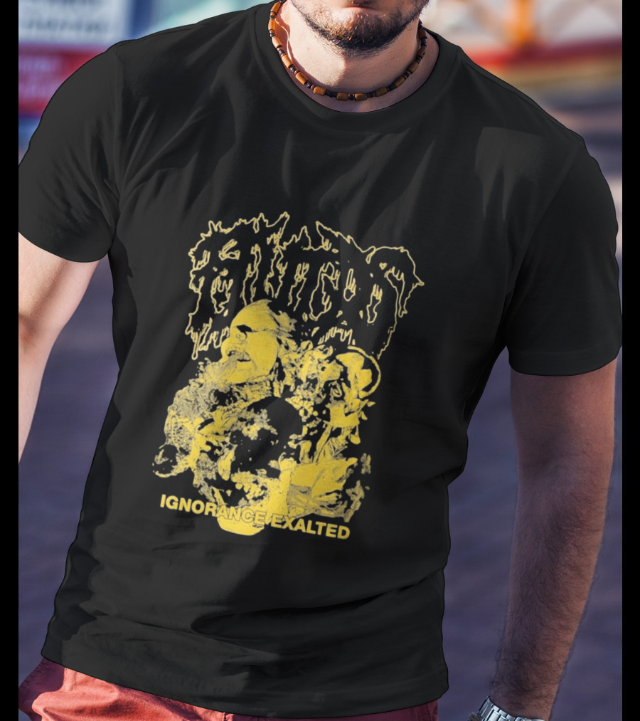 Fluids Ignorance Exalted Abstract Golden T-Shirt
