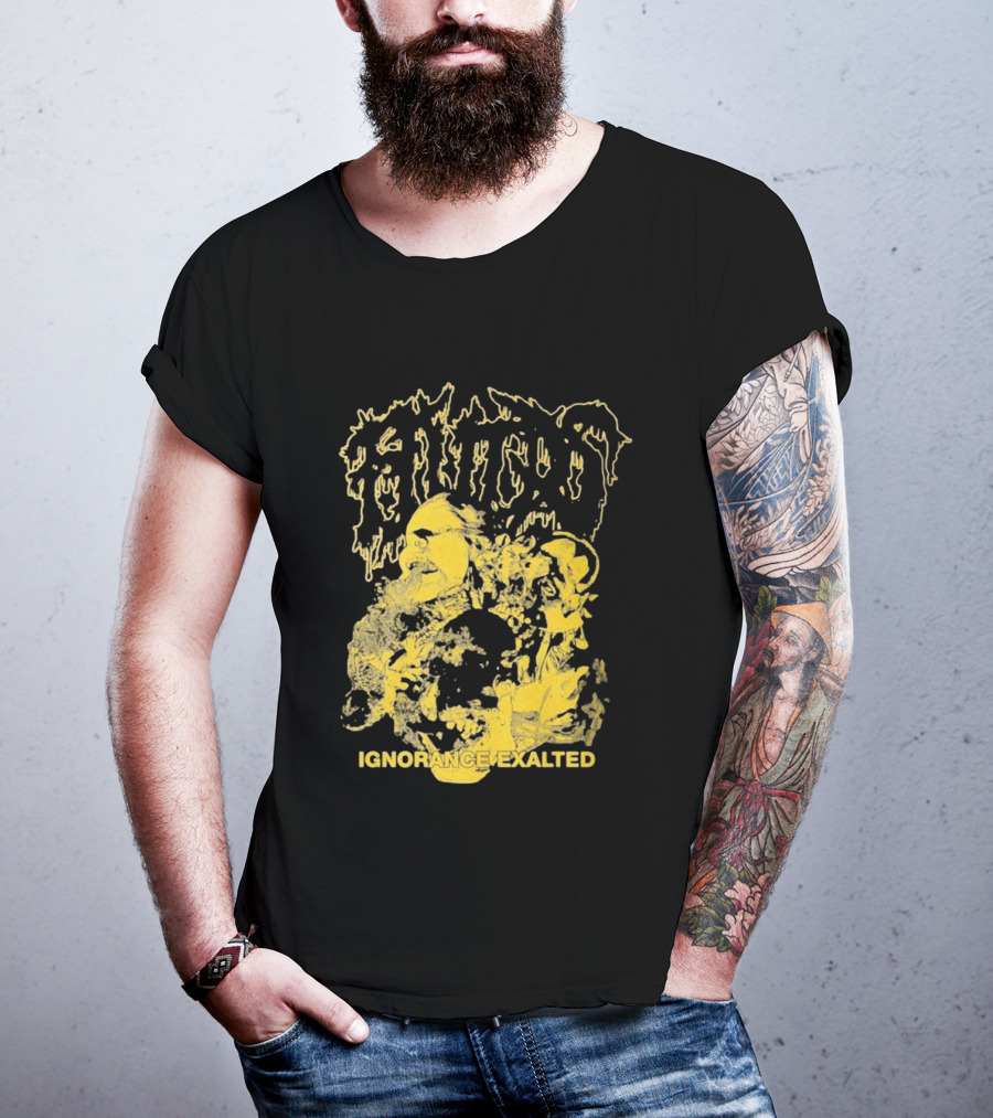 Fluids Ignorance Exalted Abstract Golden T-Shirt