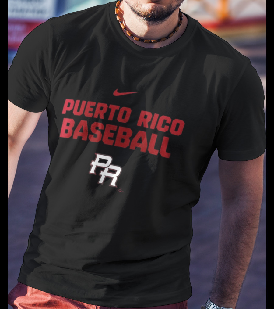 Puerto Rico Baseball 2026 World Baseball Classic PR Nike T-Shirt