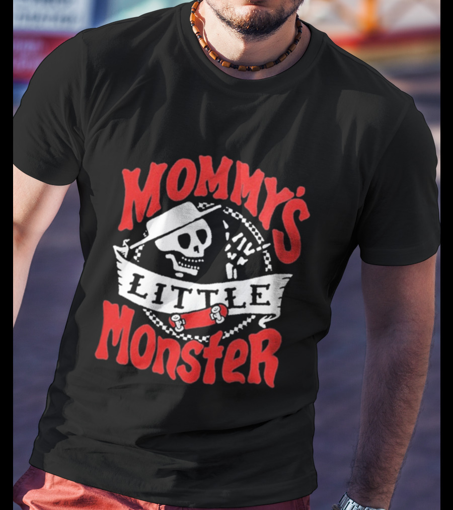 Social Distortion Mommy's Little Monster Skull Skeleton Rockabilly T-Shirt