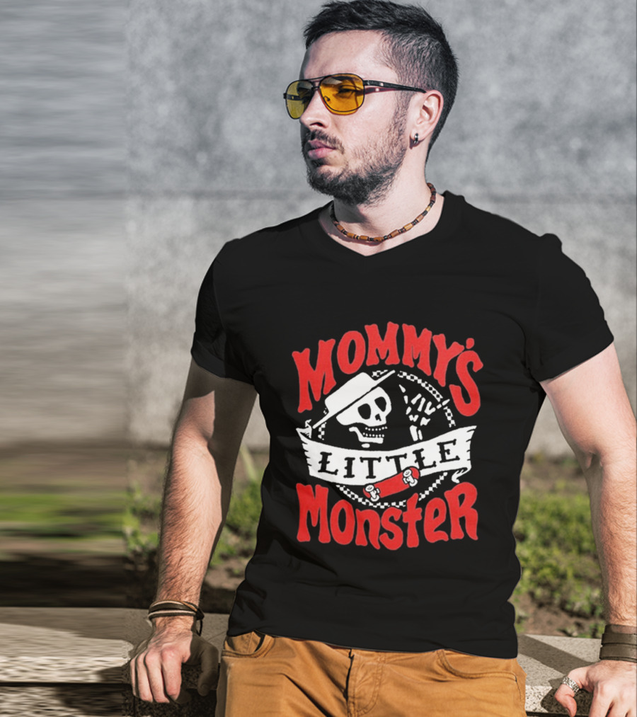 Social Distortion Mommy's Little Monster Skull Skeleton Rockabilly T-Shirt