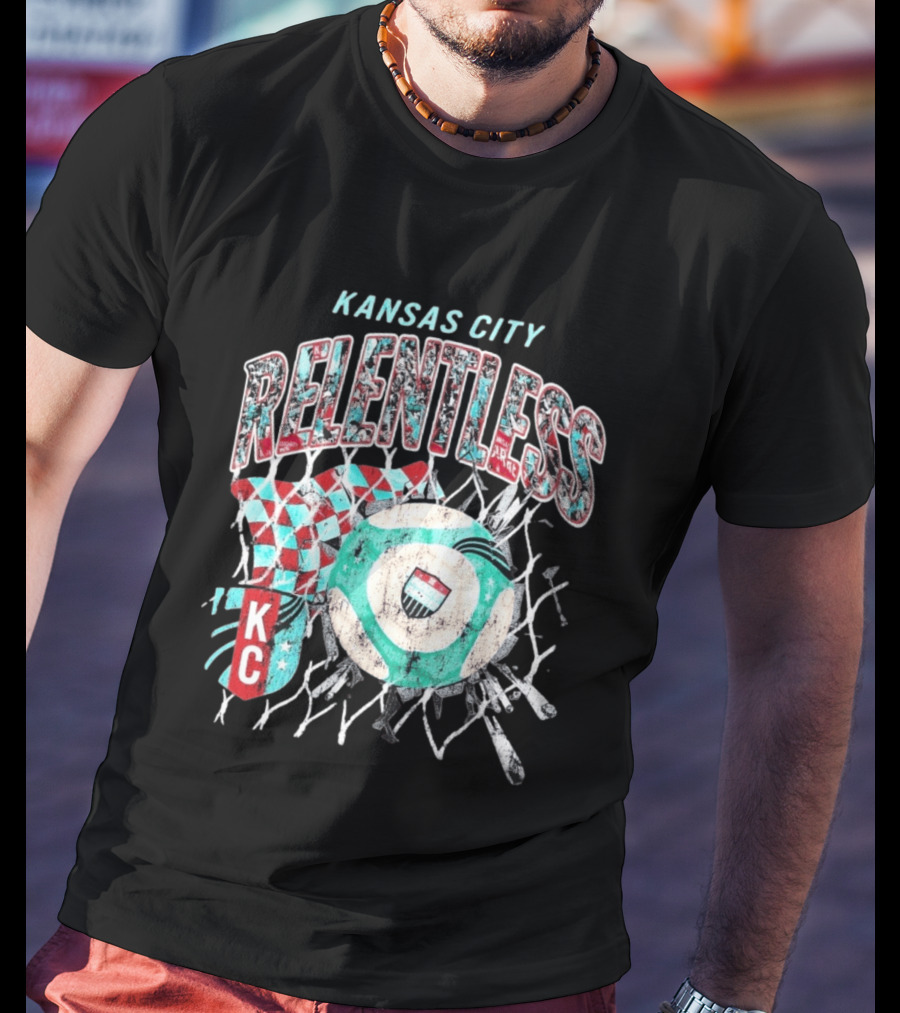 Kansas City Relentless KC Current Made Mobb Soccer Chainlink T-Shirt