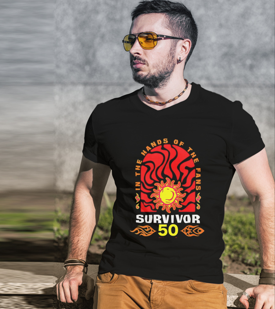Survivor 50 In The Hands Of The Fans Tropical Sun T-Shirt