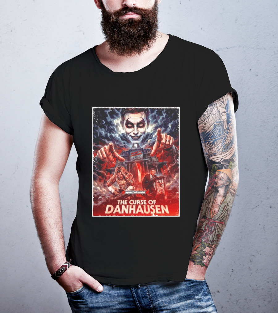 The Curse Of Danhausen Sportskeeda WWE Men For Sale Ships Free T-Shirt