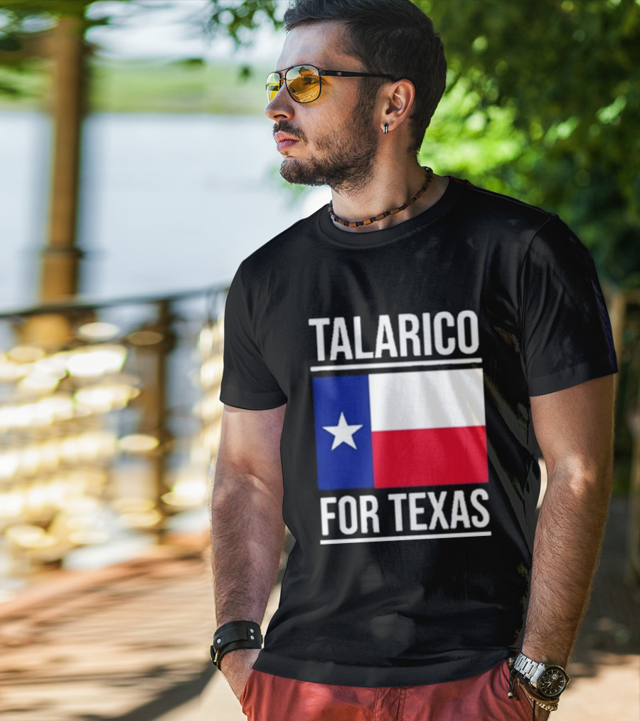Talarico For Texas Senate Texas Flag Star T-Shirt