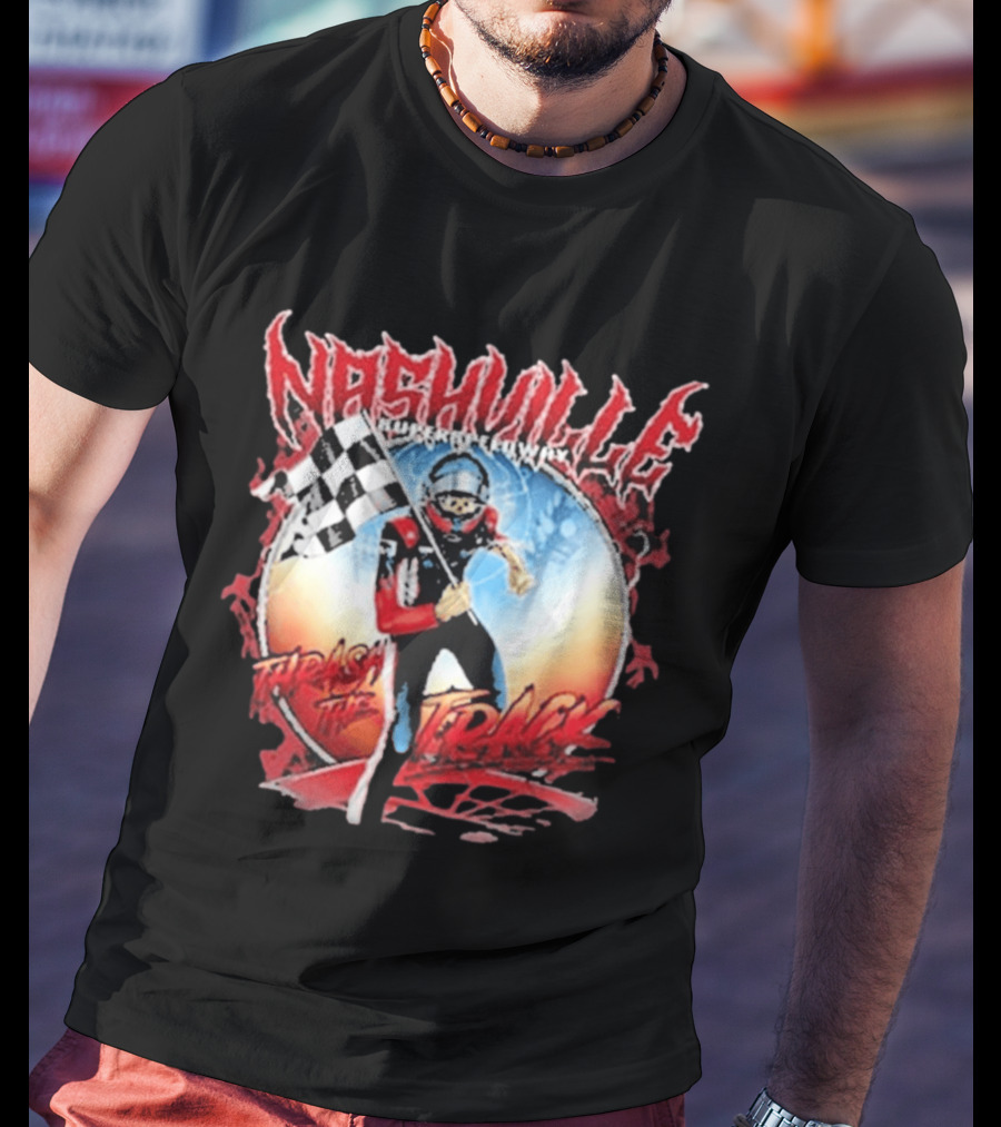 Nashville Superspeedway NSS Thrash The Track Racing Championship T-Shirt