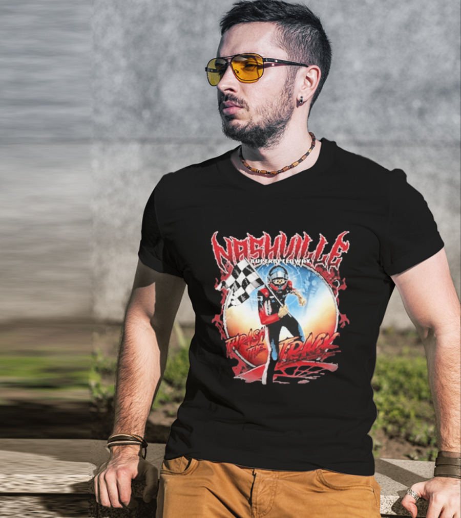 Nashville Superspeedway NSS Thrash The Track Racing Championship T-Shirt