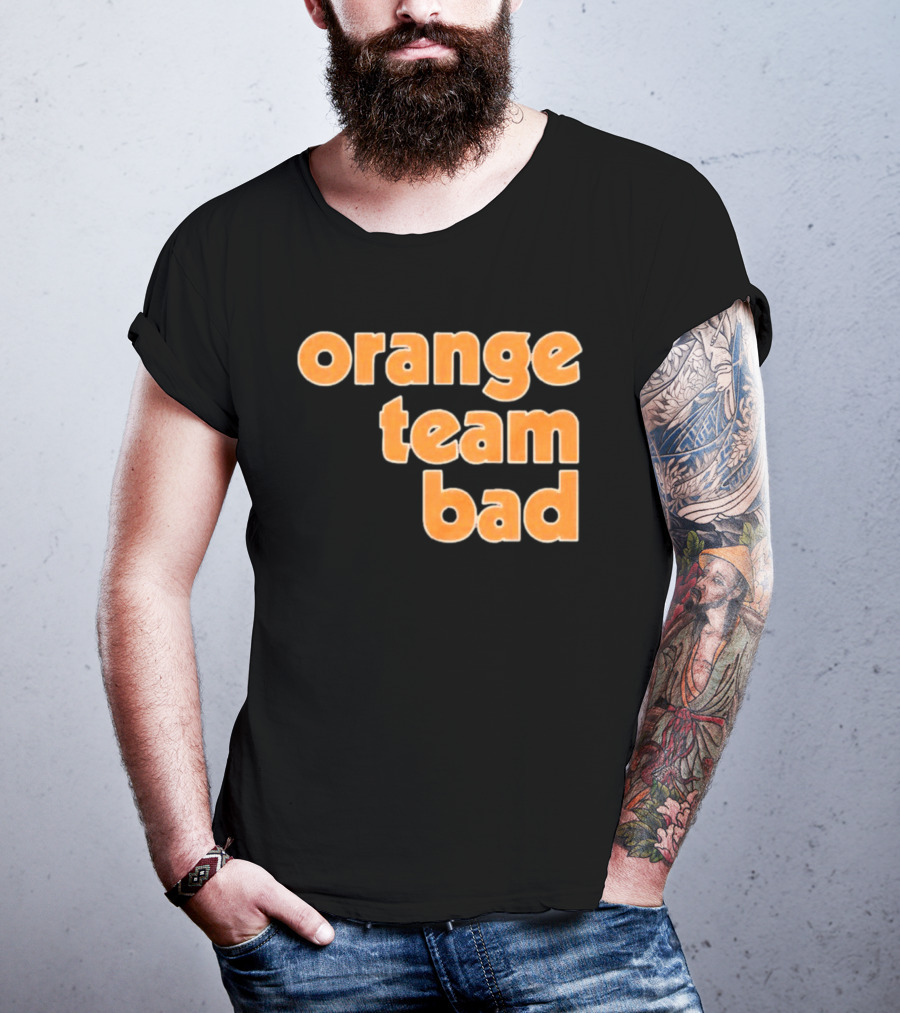 Orange Team Bad Houston Astros Navy Blue Ships Free T-Shirt