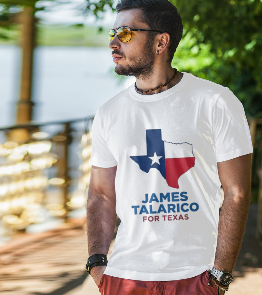 James Talarico For Texas 2026 Campaign Texas Flag T-Shirt