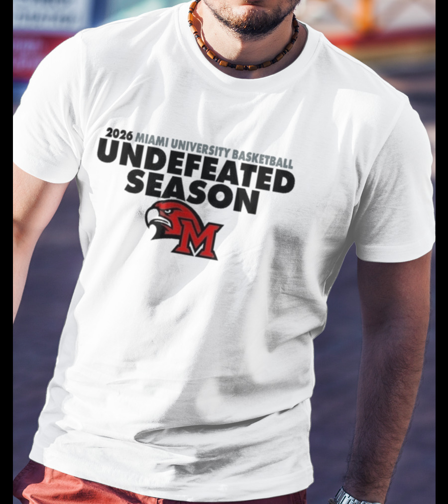 2026 Miami University Basketball Undefeated Season RedHawks T-Shirt