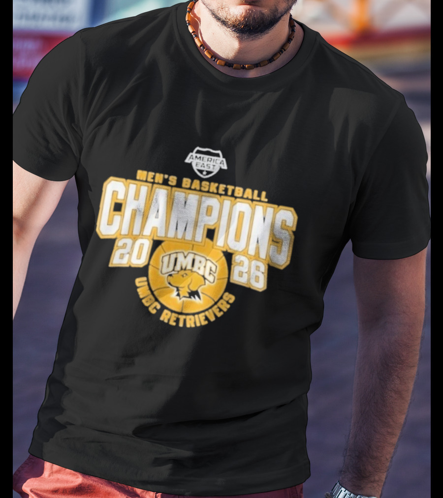 Men's Basketball 2026 Champions UMBC Retrievers America East T-Shirt