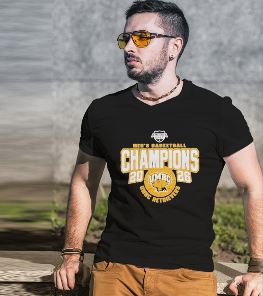 Men's Basketball 2026 Champions UMBC Retrievers America East T-Shirt