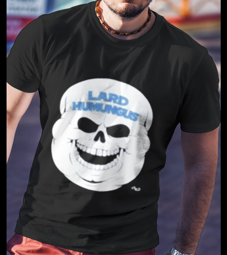 Lard Humungus Skull Graphic 3 16 T-Shirt