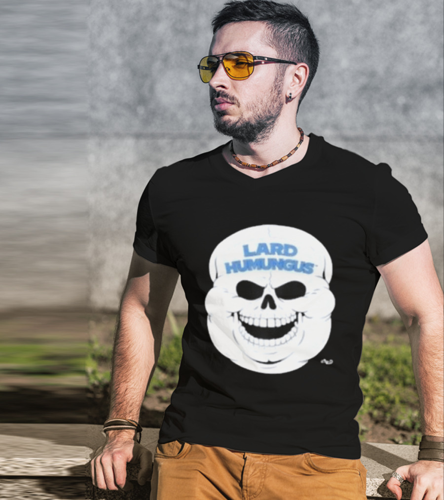 Lard Humungus Skull Graphic 3 16 T-Shirt
