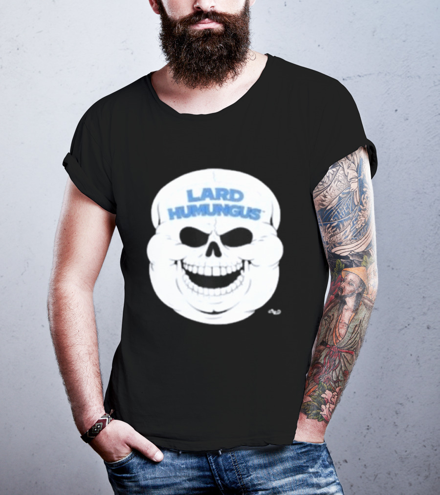 Lard Humungus Skull Graphic 3 16 T-Shirt