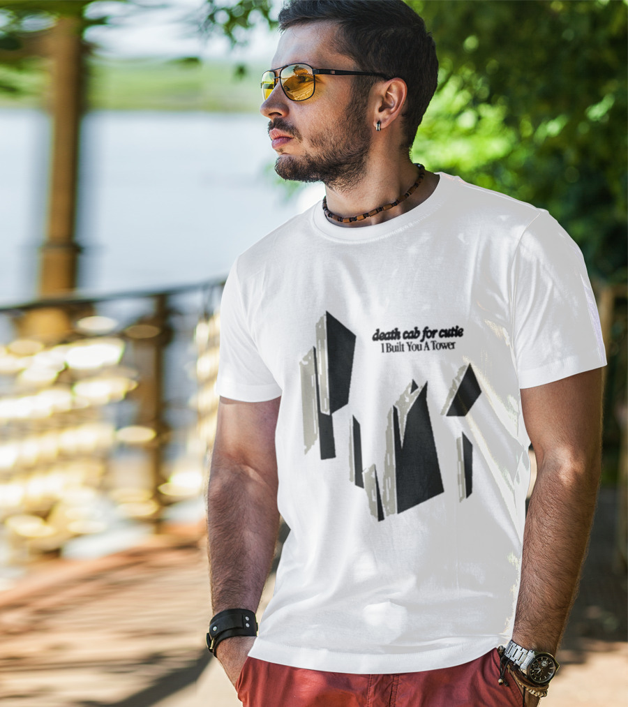 Death Cab For Cutie I Built You A Tower 2026 Abstract Architecture T-Shirt