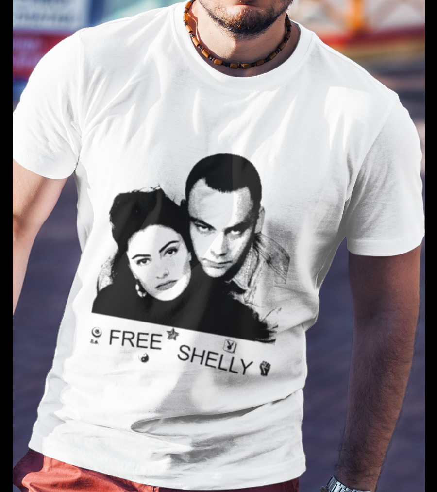 FREE SHELLY Twin Peaks Iconic Characters T-Shirt