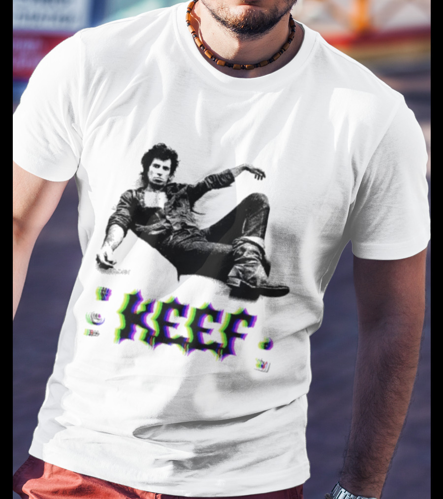KEEF Keith Richards Vintage Rock And Roll T-Shirt