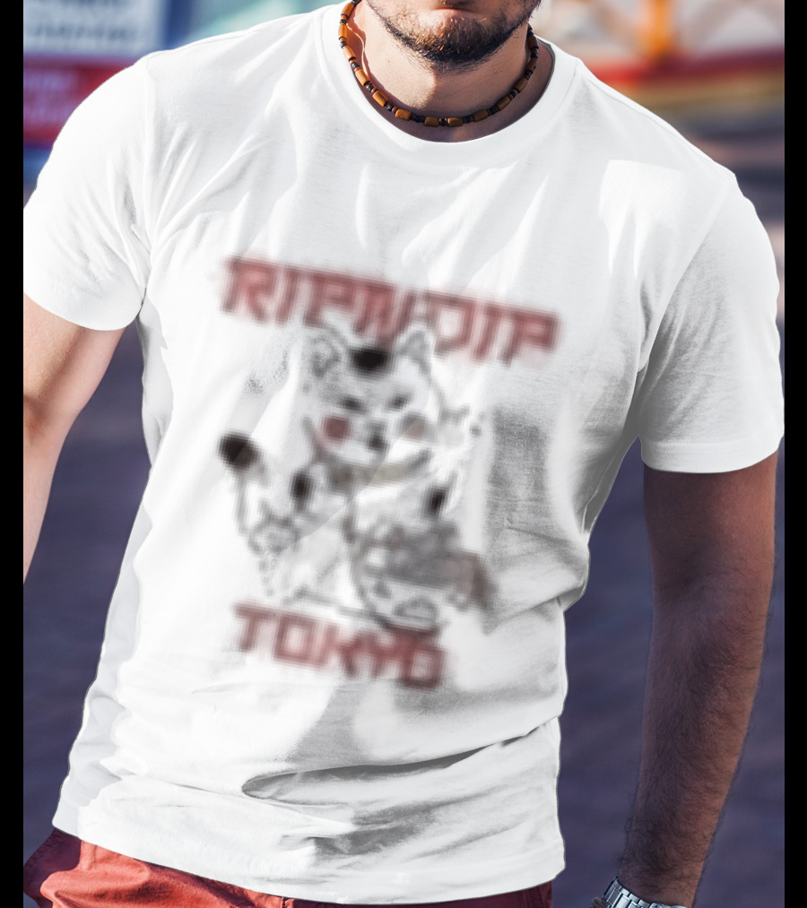 Ripndip Lucky Nerm Tokyo Japan Cat Sketch T-Shirt
